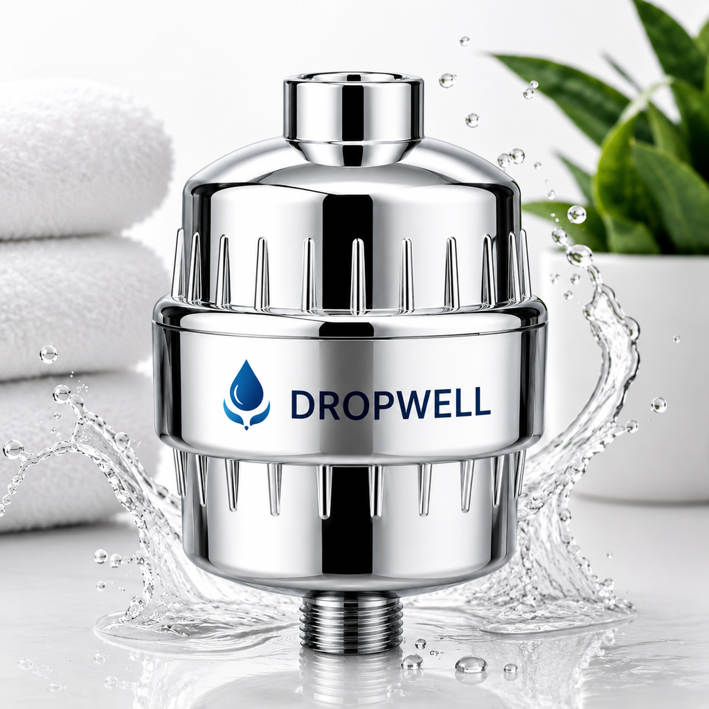 DropWell AquaShield™ 15-Stage Shower Filter