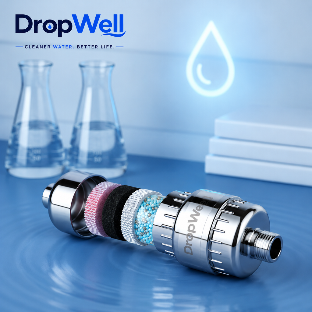 DropWell AquaShield™ 15-Stage Shower Filter